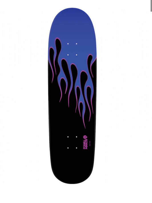 Powell Peralta HOTROD FLAMES 22 DK-9.37x33.8 NITRO BLU/BLK